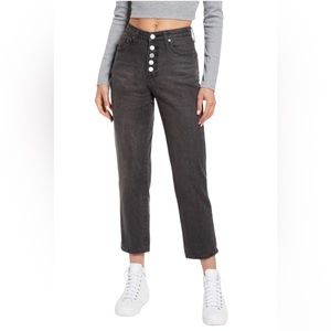 BP Button Fly Mom Jeans Waist 34